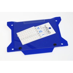 Plaque numero TB bleu avec fenêtre