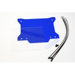 Plaque numero TB bleu avec fenêtre