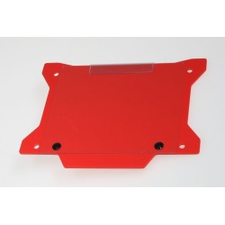 Plaque numero TB rouge avec fenêtre
