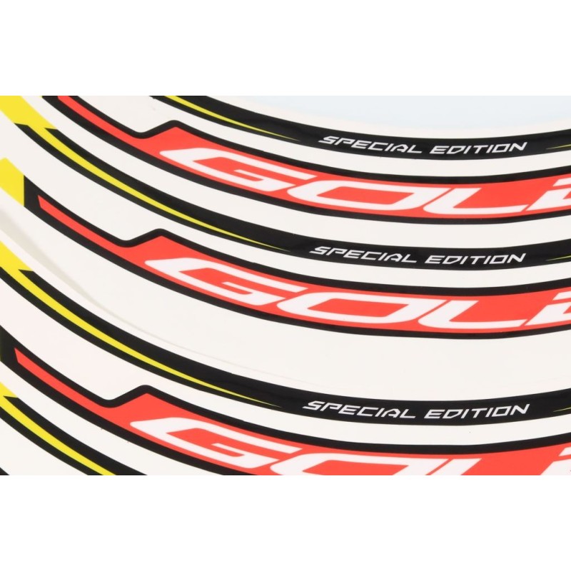Autocollant cerceau de roue TRS 2020 Gold AV la paire