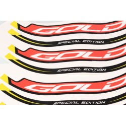 Autocollant cerceau de roue TRS 2020 Gold AR la paire