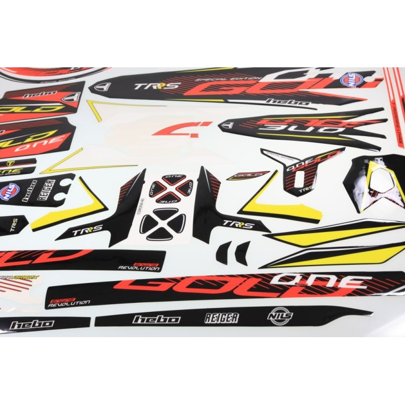Kit autocollant TRS 2021 Gold complet