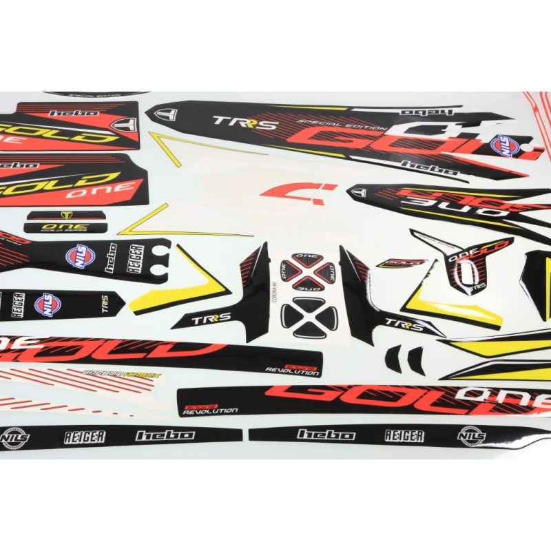Kit autocollant TRS 2021 Gold complet