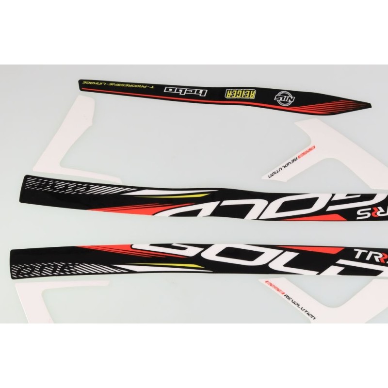 Autocollant cadre TRS 2022 Gold la paire