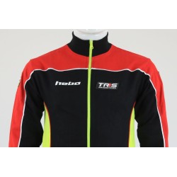 Gilet zippé TRS 2023 noir/rouge