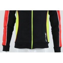 Gilet zippé TRS 2023 noir/rouge