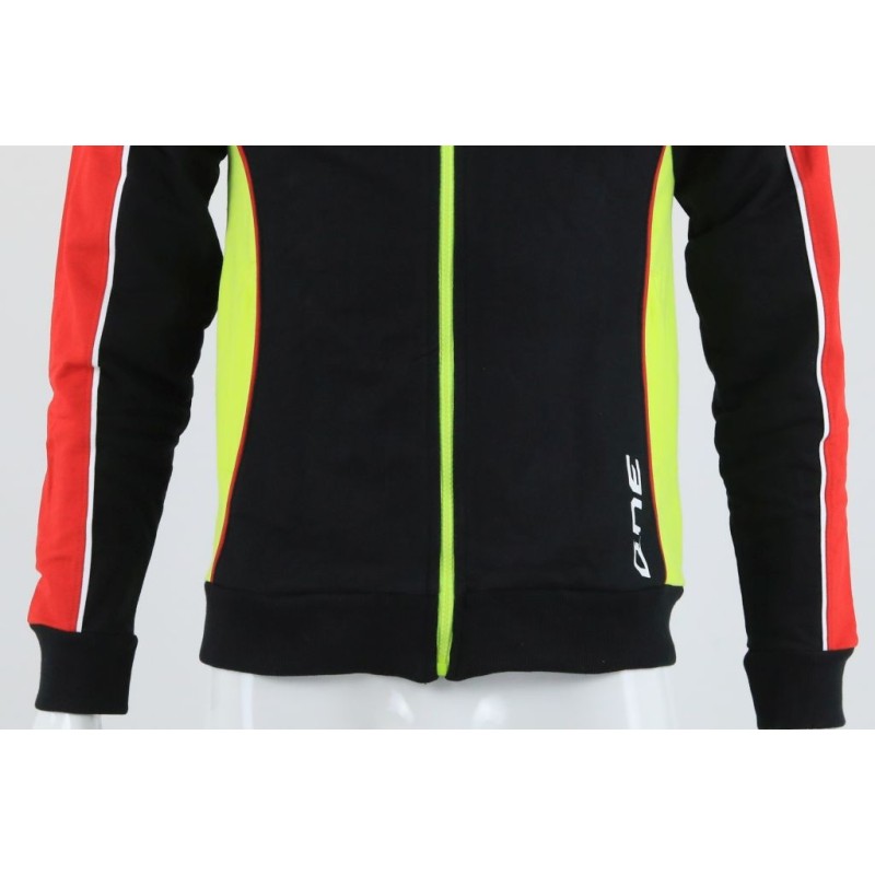 Gilet zippé TRS 2023 noir/rouge