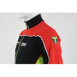 Gilet zippé TRS 2023 noir/rouge