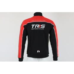 Gilet zippé TRS 2023 noir/rouge