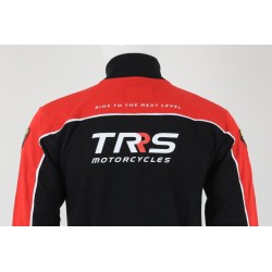 Gilet zippé TRS 2023 noir/rouge