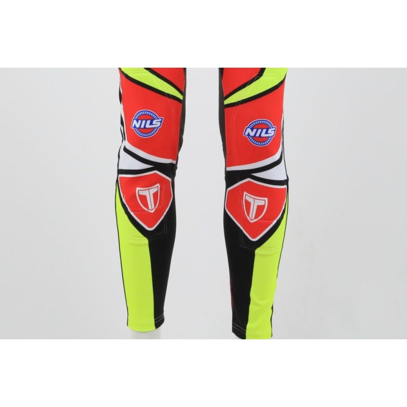 Pantalon TRS 2023 rouge/noir/jaune