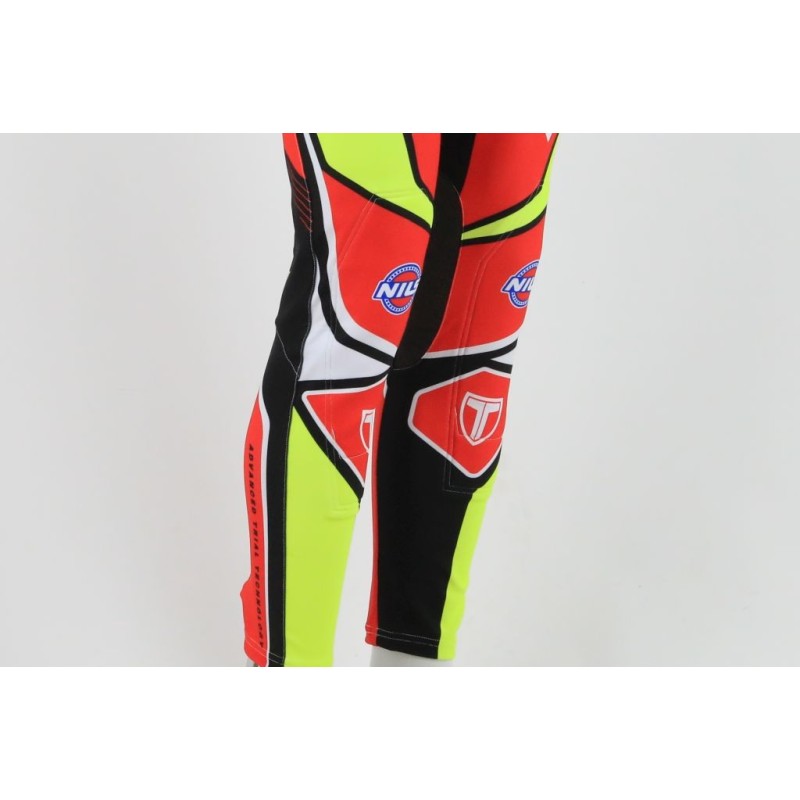 Pantalon TRS 2023 rouge/noir/jaune