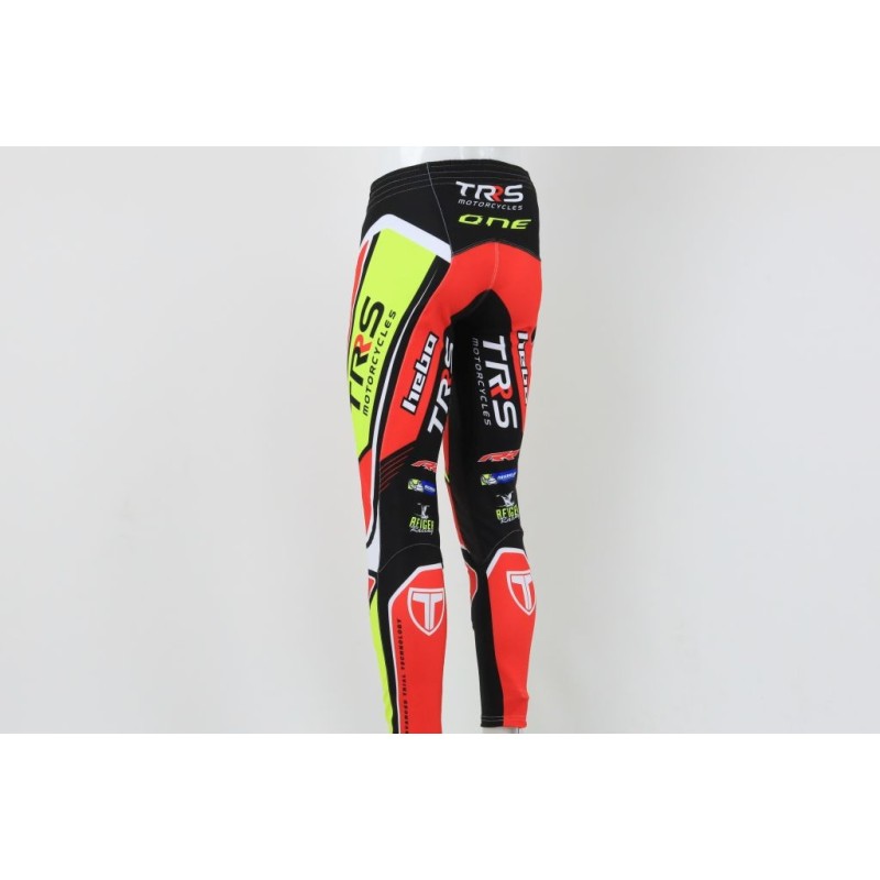 Pantalon TRS 2023 rouge/noir/jaune