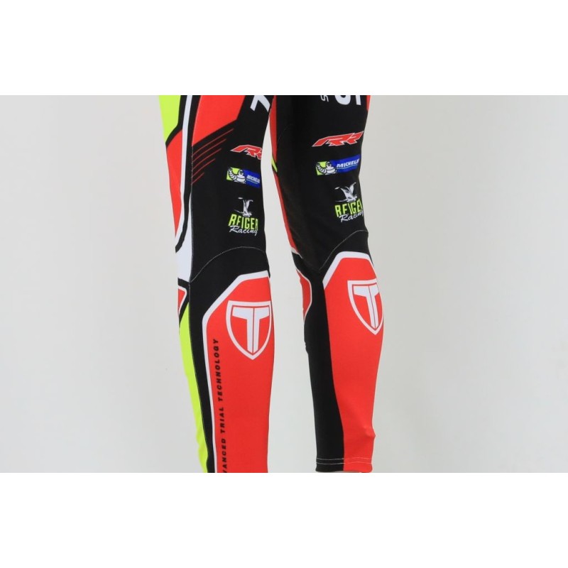 Pantalon TRS 2023 rouge/noir/jaune