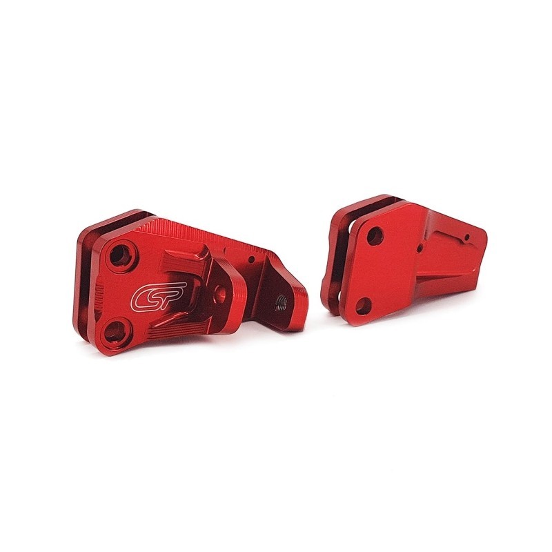 Platines repose pieds CSP/TRS rouge
