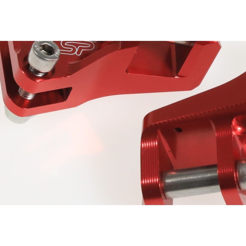 Platines repose pieds CSP/TRS rouge