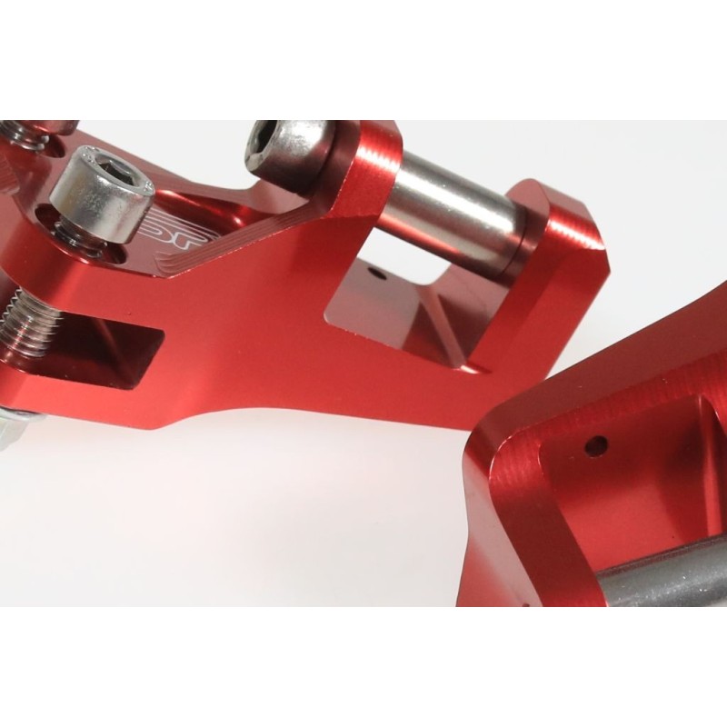 Platines repose pieds CSP/TRS rouge