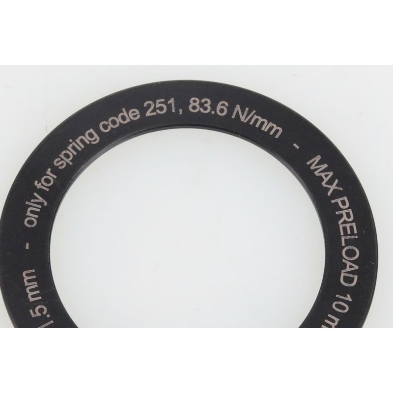 Cale ressort amortisseur TECH 83.6N/mm