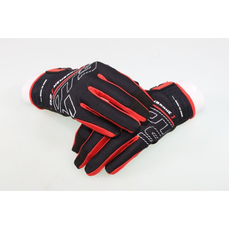 Gants MOTS Membrane2 noir/rouge