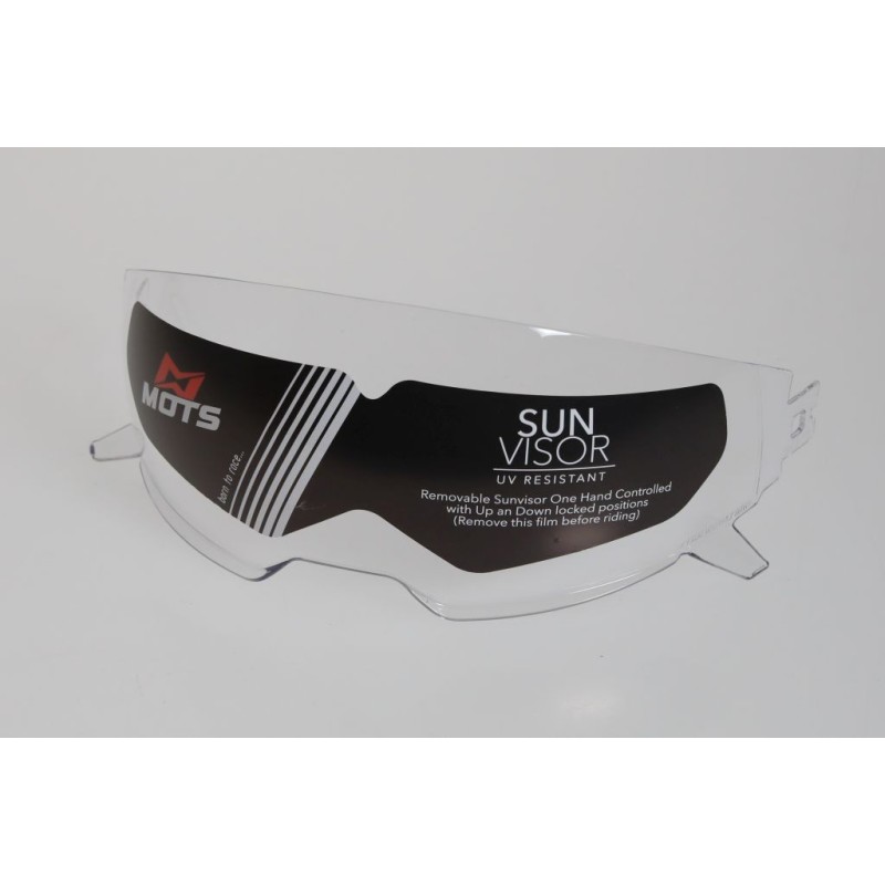 Visiere écran transparent casque MOTS Jump UP01/02