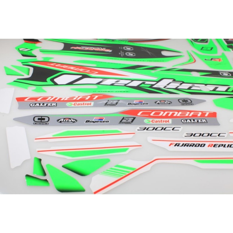 Kit autocollant VERTIGO 2017 fajardo complet