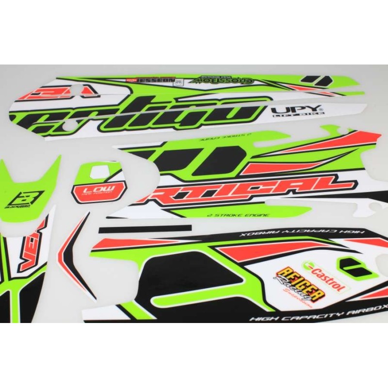 Kit autocollant VERTIGO 2018 vertical partie plastique
