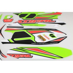 Kit autocollant VERTIGO 2018 vertical partie plastique