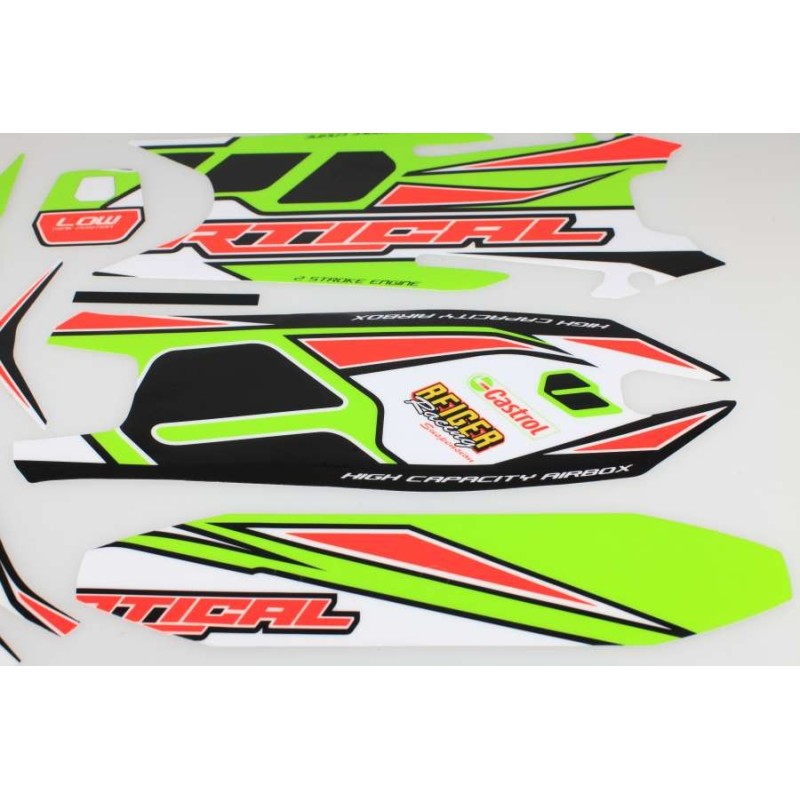 Kit autocollant VERTIGO 2018 vertical partie plastique