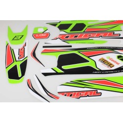 Kit autocollant VERTIGO 2018 vertical partie plastique