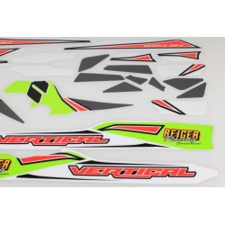 Kit autocollant VERTIGO 2018 vertical partie cycle