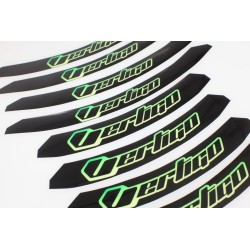 Autocollant cerceau de roue VERTIGO 2018 titanium