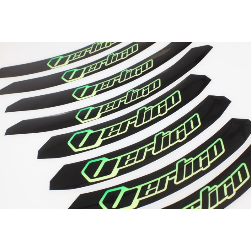 Autocollant cerceau de roue VERTIGO 2018 titanium