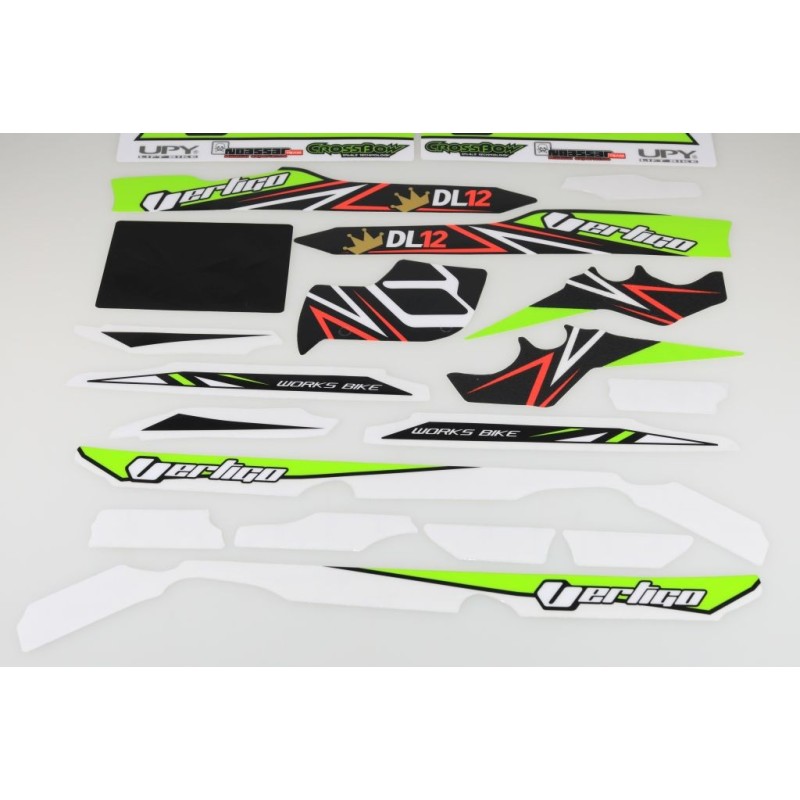 Kit autocollant VERTIGO 2018 Dougie Lampkin partie cycle