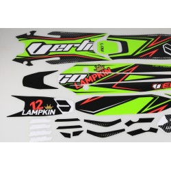 Kit autocollant VERTIGO 2018 Dougie Lampkin partie plastique