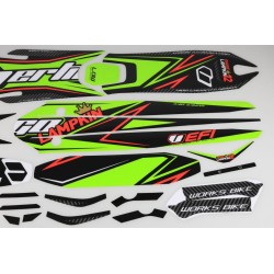 Kit autocollant VERTIGO 2018 Dougie Lampkin partie plastique