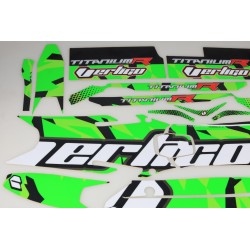 Kit autocollant VERTIGO 2019 titane complet
