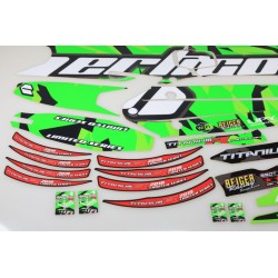 Kit autocollant VERTIGO 2019 titane complet