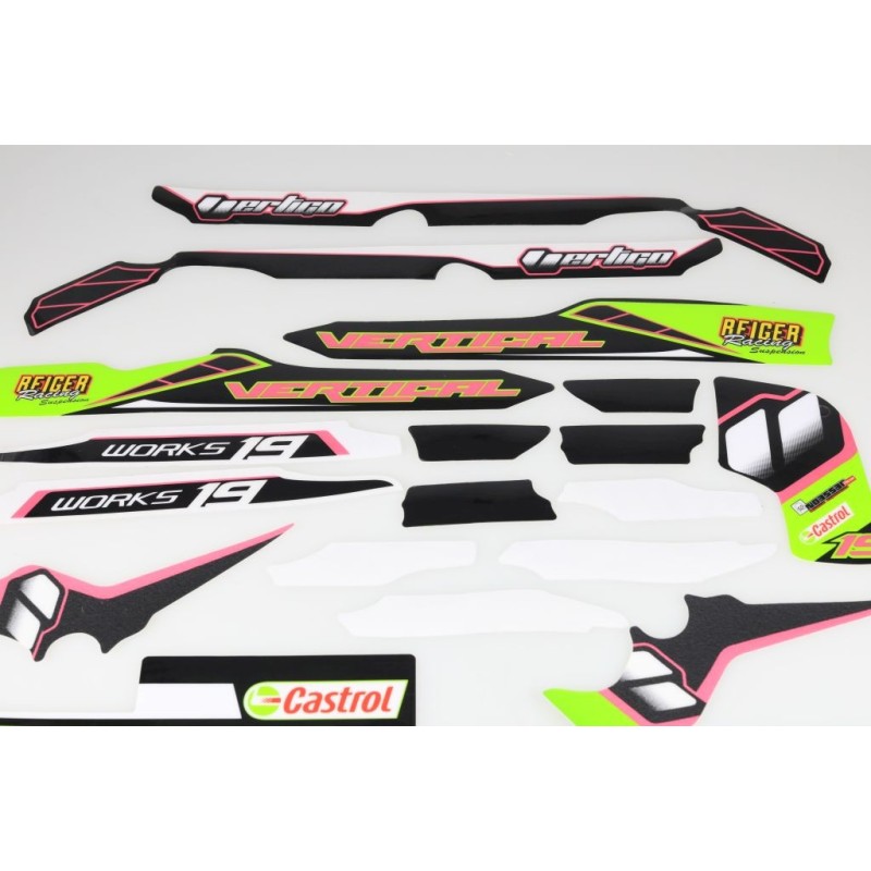Kit autocollant VERTIGO 2019 Vertical partie cycle