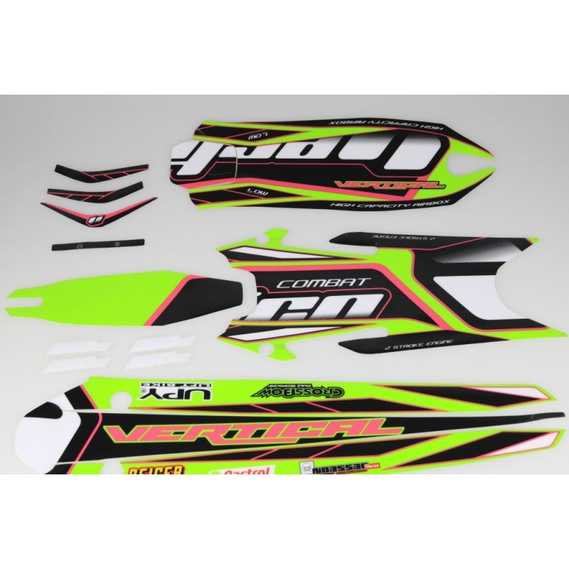 Kit autocollant VERTIGO 2019 Vertical partie plastique