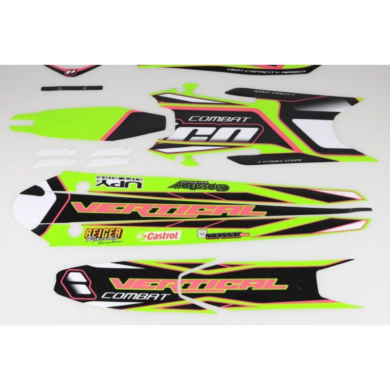 Kit autocollant VERTIGO 2019 Vertical partie plastique