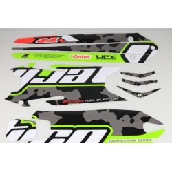 Kit autocollant VERTIGO 2019 Vertical R partie plastique
