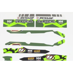 Kit autocollant VERTIGO 2020 vertical partie cycle