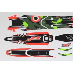 Kit autocollant VERTIGO 2020 vertical R2 partie plastique