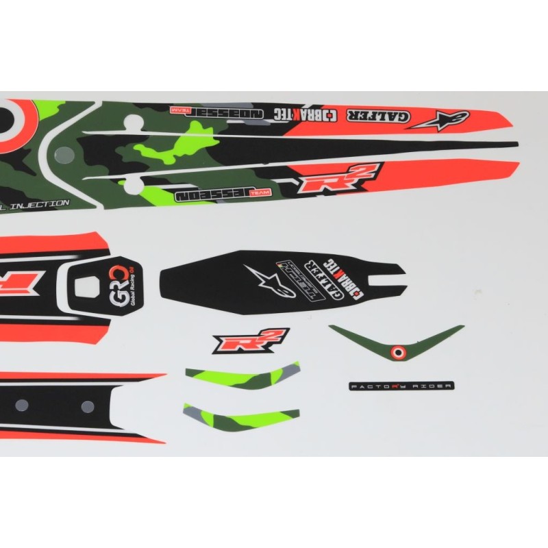 Kit autocollant VERTIGO 2020 vertical R2 partie plastique