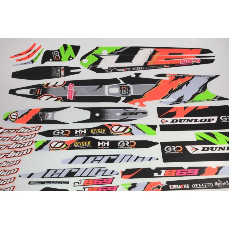 Kit autocollant VERTIGO 2021 Busto Replica complet