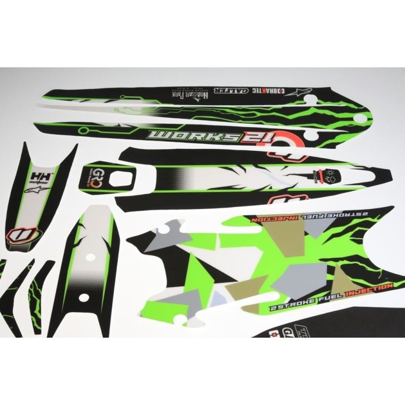 Kit autocollant VERTIGO 2021 works partie plastique