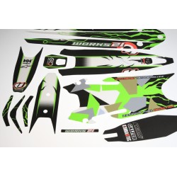 Kit autocollant VERTIGO 2021 works partie plastique