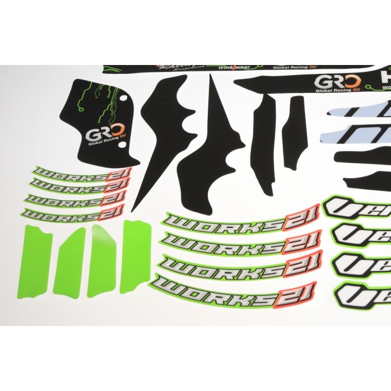 Kit autocollant VERTIGO 2021 works partie cycle
