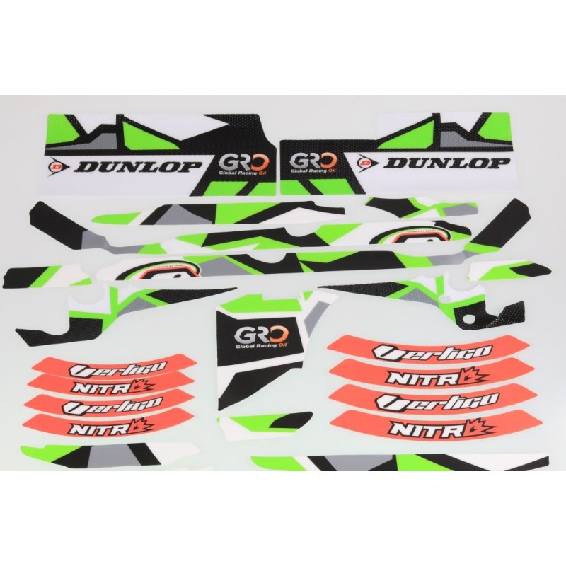 Kit autocollant VERTIGO 2022 Nitro partie cycle
