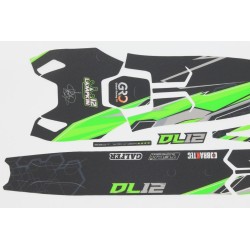 Kit autocollant VERTIGO 2023 DL12 partie plastique